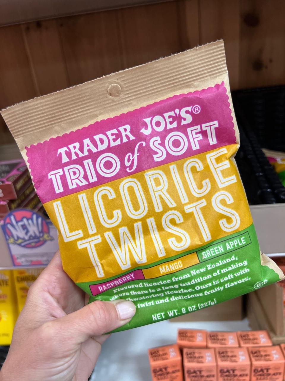 Trio of Soft Licorice Twists