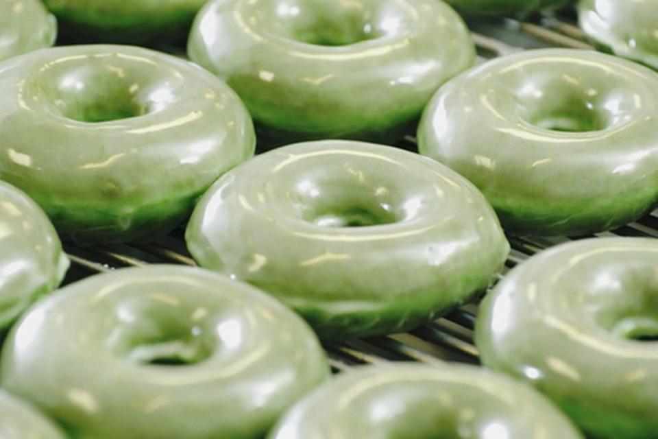 Krispy Kreme is bringing back the green O’riginal Glazed Doughnut, just in time for St. Patrick’s Day. Here’s how to get one.