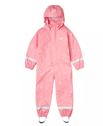 Helly Hansen Toddler Girls' 2-7 Bergen AOP PU Playsuit. Image via Sport Chek.