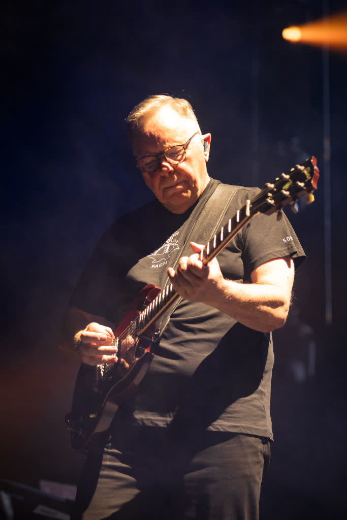 Bernard Sumner onstage