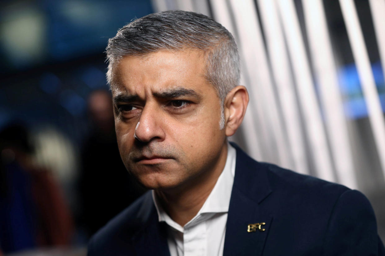 Warning: Sadiq Khan: Neil Hall/Reuters