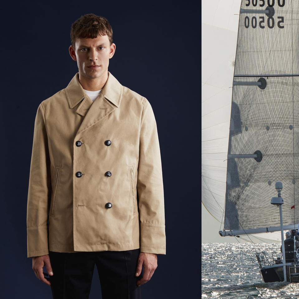 Slowear x North Sails Amalfi peacoat