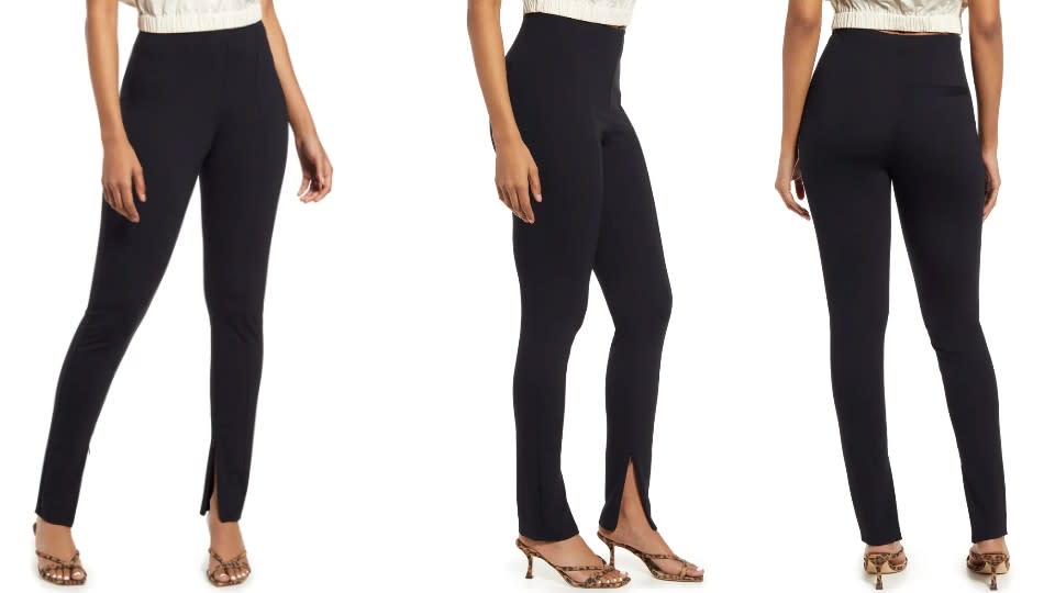 Open Edit Split Hem Knit Pants - Nordstrom, $39 (originally $49)