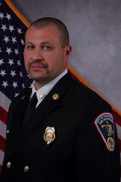 Hagerstown Fire Battalion Chief Adam Hopkins