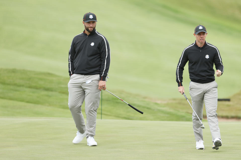 Rory McIlroy and Jon Rahm have officially qualified for Europe's Ryder Cup team. 