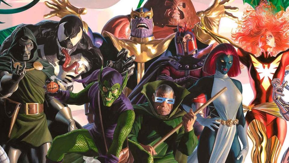 The iconic Marvel Comics villains, by Alex Ross.
