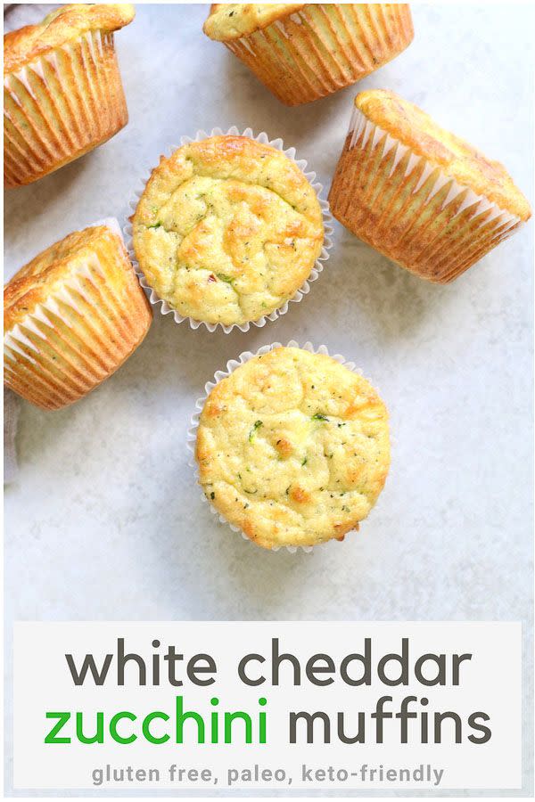 21) Homemade cheddar muffins