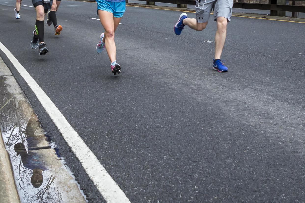 The organisers decided to call off the marathon: Getty Images