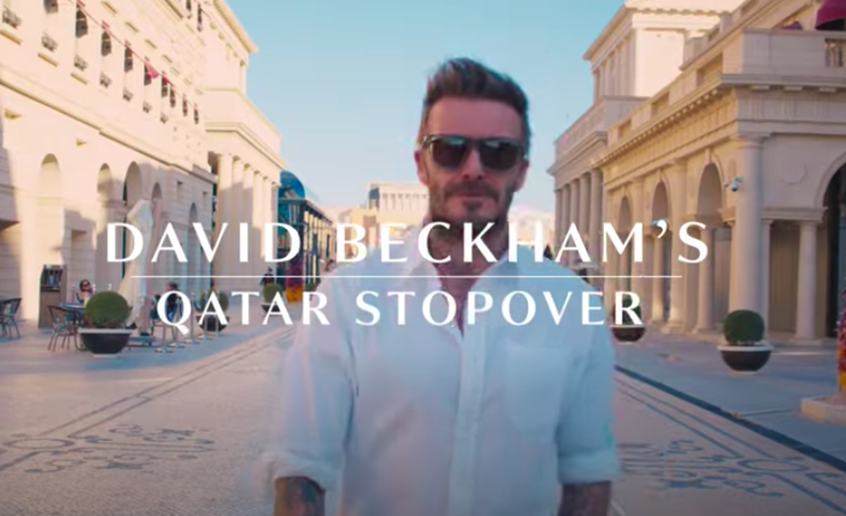 David Beckham stars in a new promotional video for Qatar (Visit Qatar)