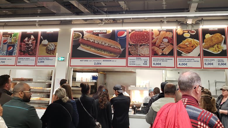 French Costco food court