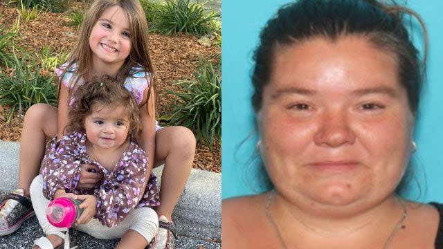 The Lake County Sheriff’s Office said it is actively searching for Tillie Claire Williams, 5, and her 20-month-old sister Natalia, who might be with Dixie Williams, their biological mother.