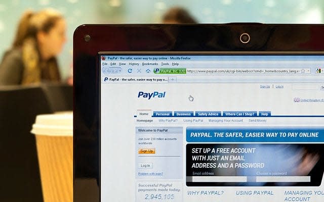 PayPal explained that the reader had fallen victim to a scam whereby someone had used his password without his consent to link his PayPal account to a wallet account - Credit: M4OS Photos / Alamy Stock Photo