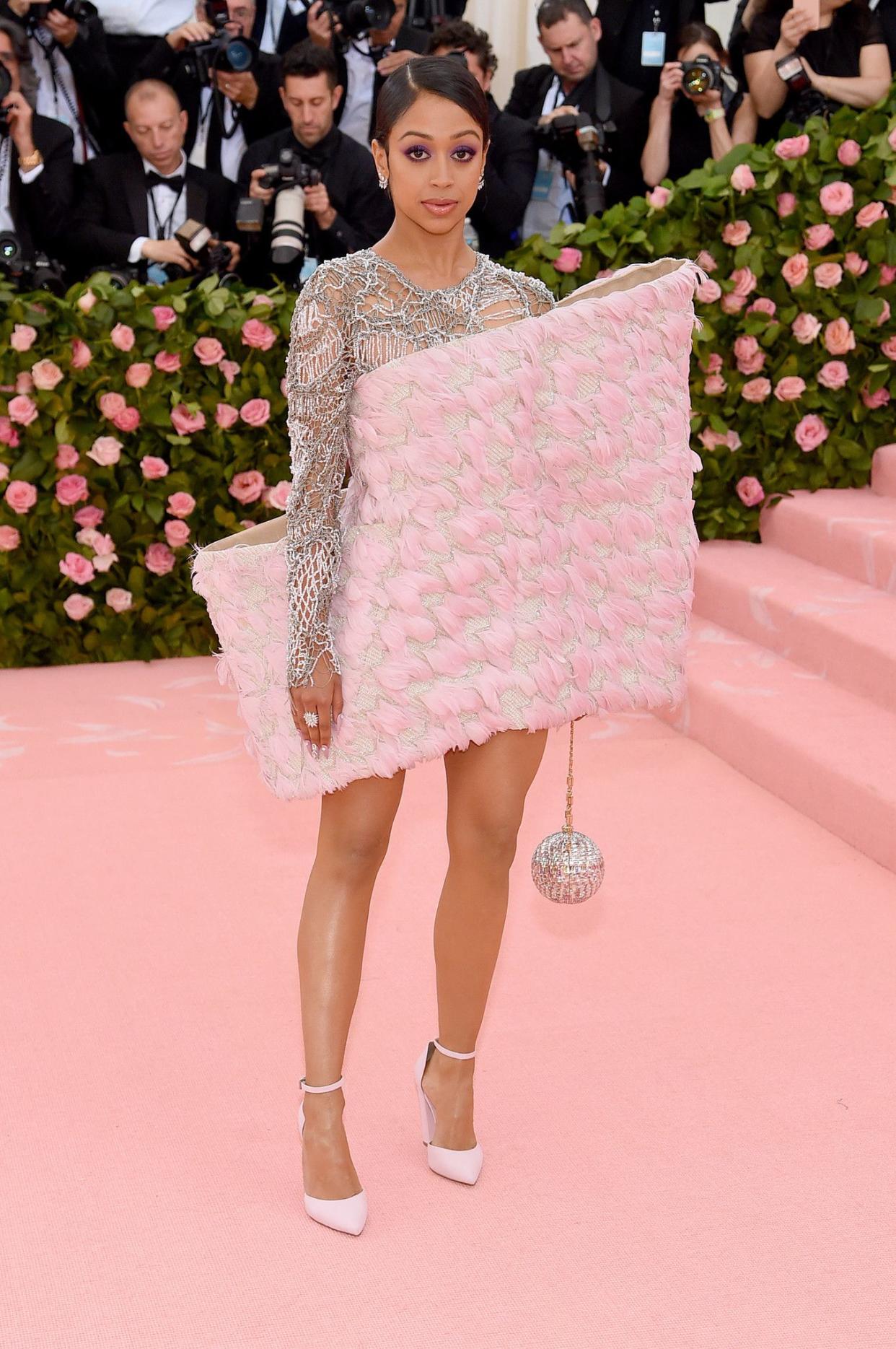 Liza Koshy attends The 2019 Met Gala Celebrating Camp: Notes on Fashionat Metropolitan Museum of Art on May 06, 2019 in New York City.