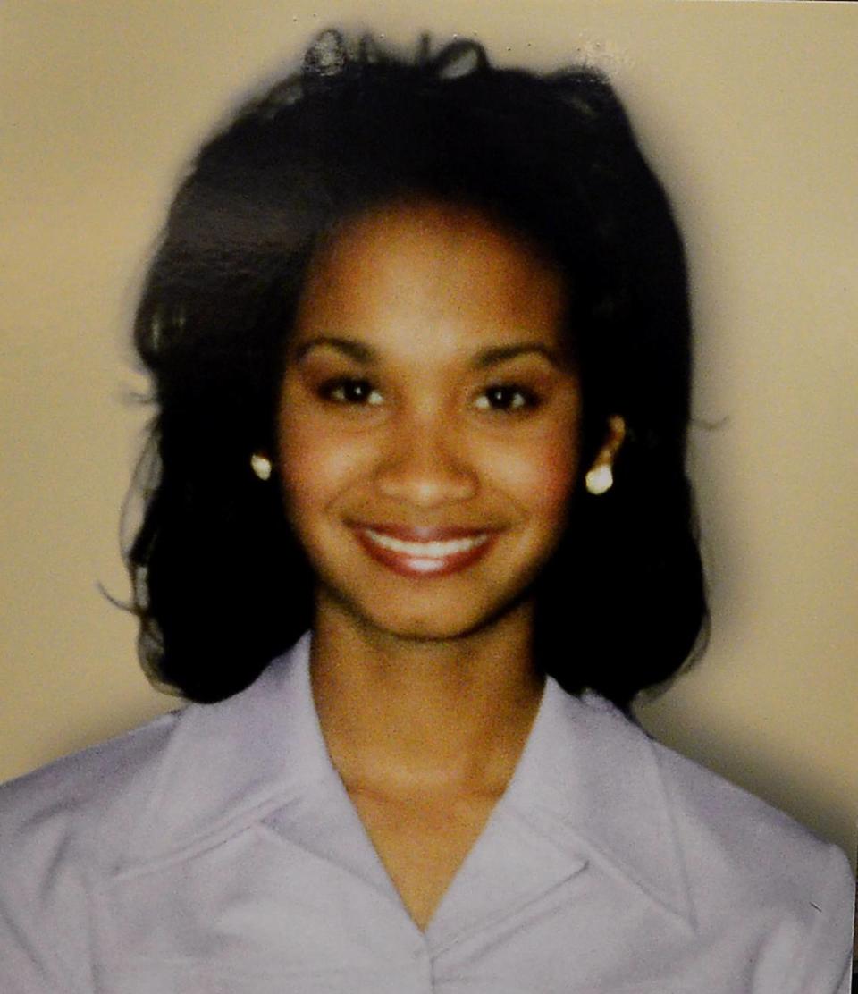 Cherica Adams, 24, is the mother of Chancellor Lee Adams. She was shot in her car four times on Nov. 16, 1999, and eventually died from her wounds, but she managed to call “911” that night and save her unborn baby’s life.