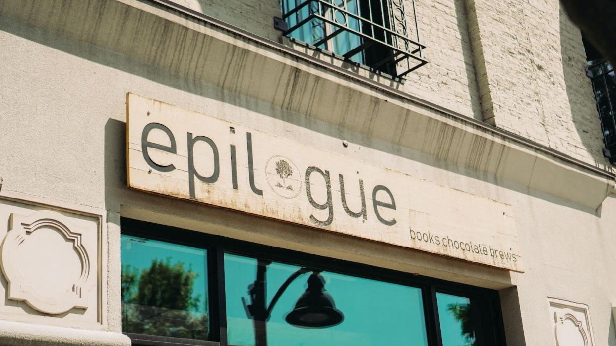 Epilogue Books Chocolate Brews in Chapel Hill, North Carolina.