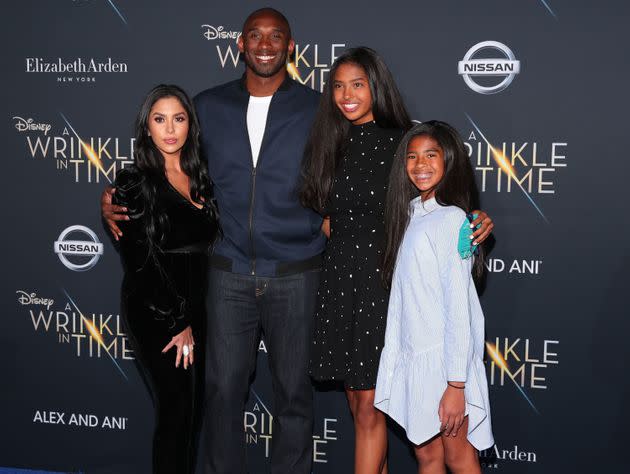 From left: Vanessa, Kobe, Natalia and Gianna Bryant in 2019. (Photo: Christopher Polk via Getty Images)