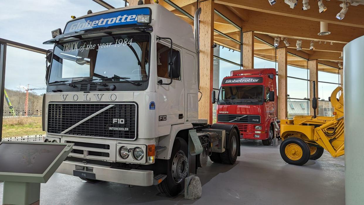 volvo fh and f88 semi trucks