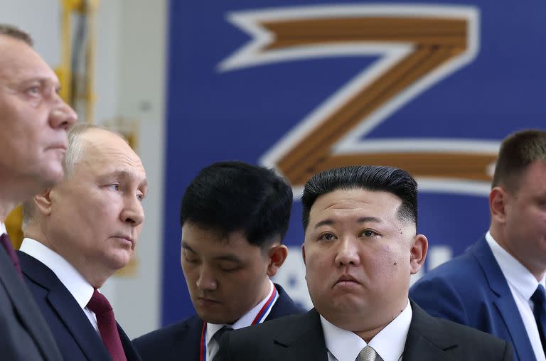 Vladimir Putin y Kim Jong-un se reunieron por varias horas en Rusia