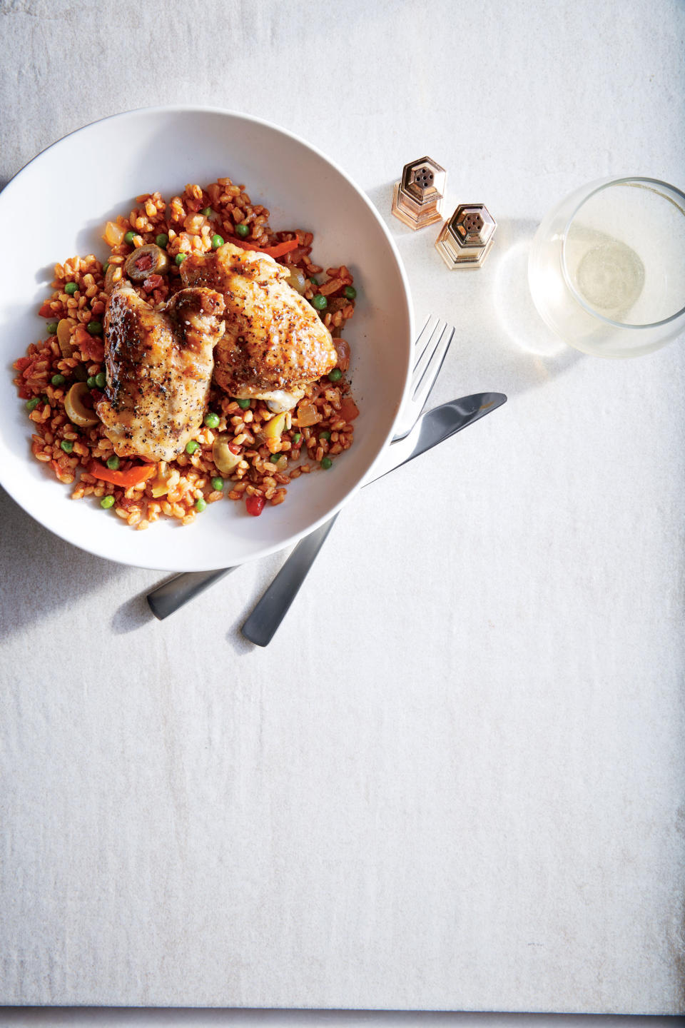 One-Pot Chicken with Farro