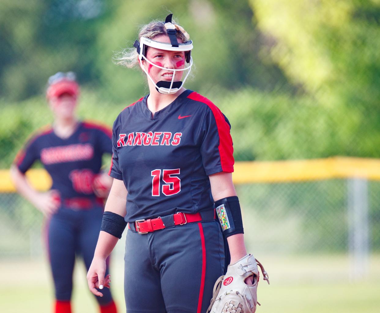 Vista Ridge's Brooke Wells had six hits in seven at-bats last week with three home runs and pitched a no-hitter as the Rangers blanked McNeil last week.