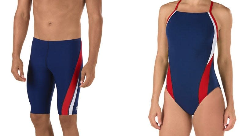 These sleek suits are a great way to show your Team USA pride.