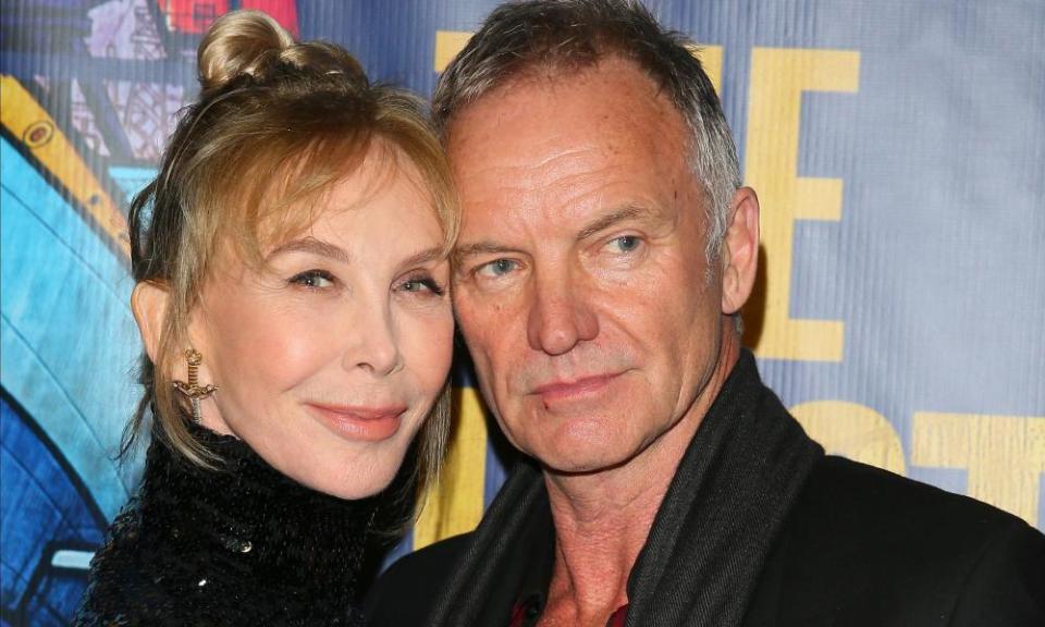 Trudie Styler and Sting