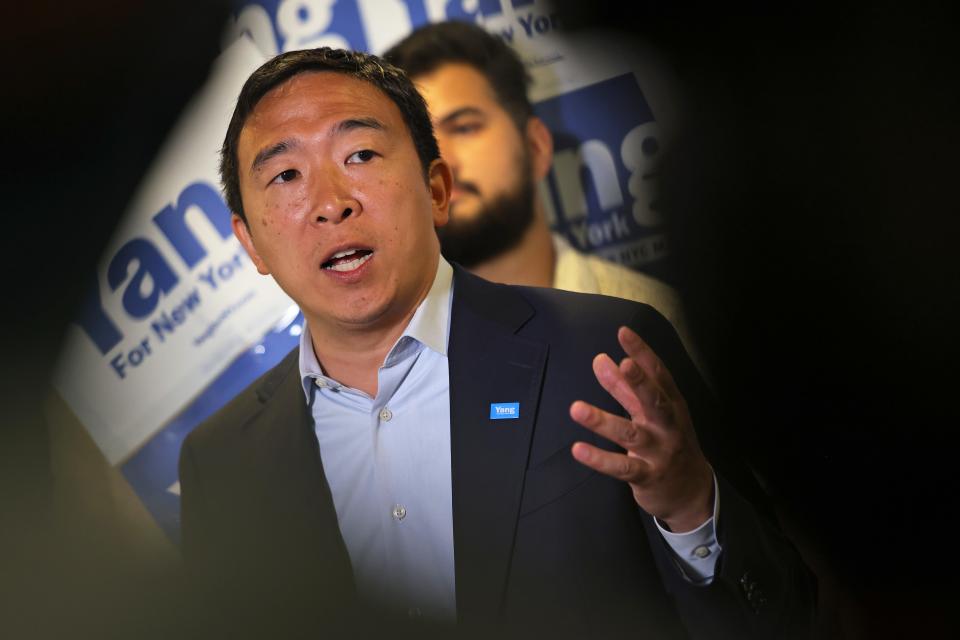 New York City mayoral candidate Andrew Yang.