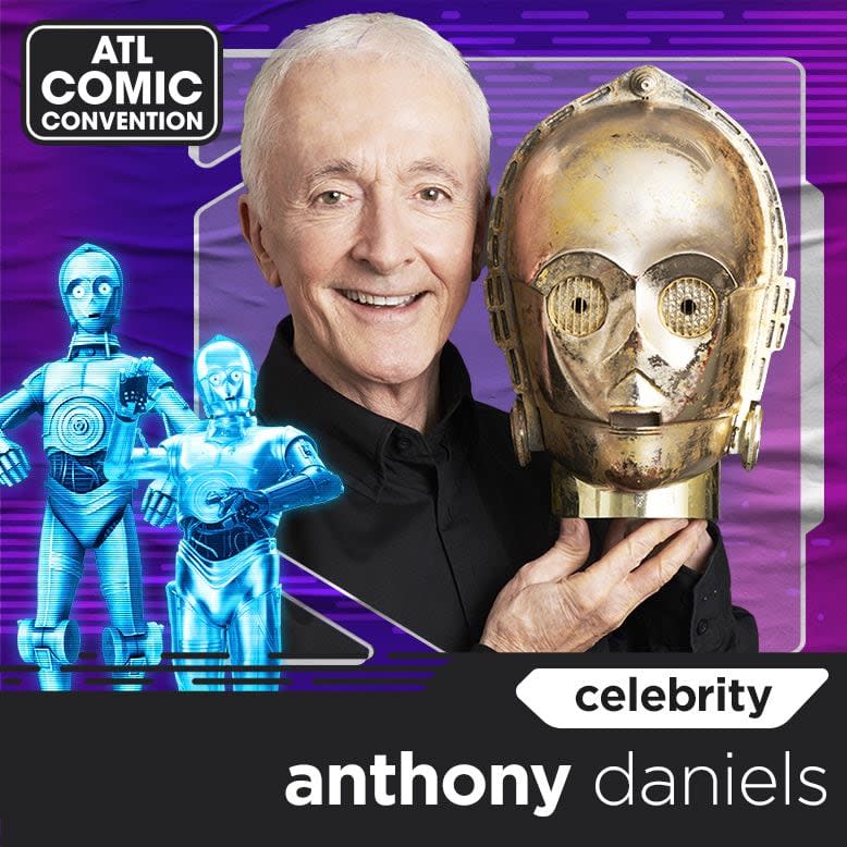 

Anthony Daniels is an English actor and mime artist, best known for playing C-3PO in 11 Star Wars films. He is the only actor to have either appeared in or been involved with all theatrical films in the series and has been involved in many of their spin-offs, including television series, video games, and radio serials.

Daniels was the voice of Legolas in the Ralph Bakshi animated adaptation of The Lord of the Rings. He has appeared intermittently on British television in various dramas, including playing a pathologist in Prime Suspect starring Helen Mirren. Daniels is currently an adjunct professor at Carnegie Mellon University’s Entertainment Technology Center.
