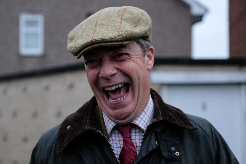 Nigel Farage said hinted at a future in reality TV after Brexit: Getty Images