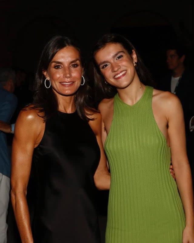 La reina Letizia con Amaia Romero