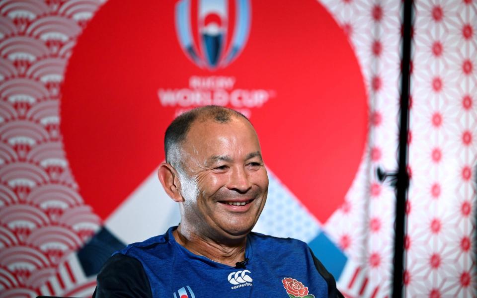 Eddie Jones' England will top Pool C if they beat France in their final pool game - AFP