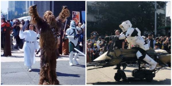  Se lleva acabo el primer desfile de Star Wars en la CDMX y fue todo un éxito 