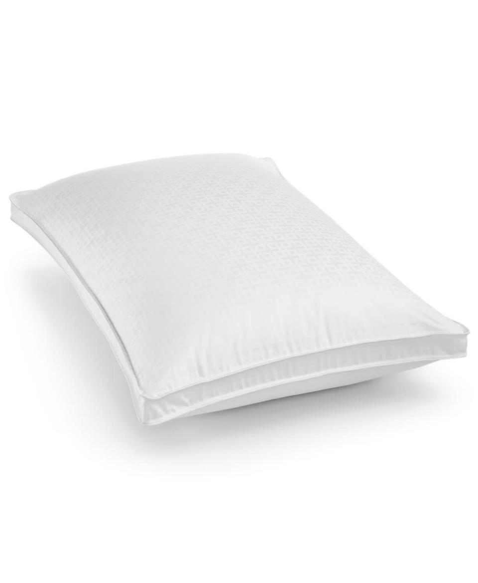 <p><strong>Hotel Collection</strong></p><p>macys.com</p><p><strong>$135.99</strong></p><p><a href="https://go.redirectingat.com?id=74968X1596630&url=https%3A%2F%2Fwww.macys.com%2Fshop%2Fproduct%2Fhotel-collection-european-white-goose-down-medium-density-pillows-created-for-macys%3FID%3D3095972&sref=https%3A%2F%2Fwww.goodhousekeeping.com%2Fhome-products%2Fpillow-reviews%2Fg31083548%2Fbest-down-pillows%2F" rel="nofollow noopener" target="_blank" data-ylk="slk:Shop Now" class="link ">Shop Now</a></p><p>If you're obsessed with the ultra-plush pillows you find at five-star hotels, you can have the same luxury experience with the Hotel Collection, sold exclusively at Macy's. With a<strong> luxe 500 thread count</strong><strong> cotton cover</strong>, this pillow has a 750 fill power and 100% goose down fill that’s great for back sleepers. We tested the medium fill power style, but there are also soft and firm options available. Testers especially loved how it helped them maintain a stable body temperature and that it kept its shape after use. We love that it comes with a removable cover (it was the only down pillow we tested that had one).</p><p><strong><strong><strong>•</strong></strong> Care</strong>: Machine washable (front-loading machines only)<br><strong><strong><strong>•</strong></strong> Sleeping position</strong>: Back<br><strong><strong><strong>•</strong></strong> </strong><strong>Sizes</strong>: Standard and King</p>