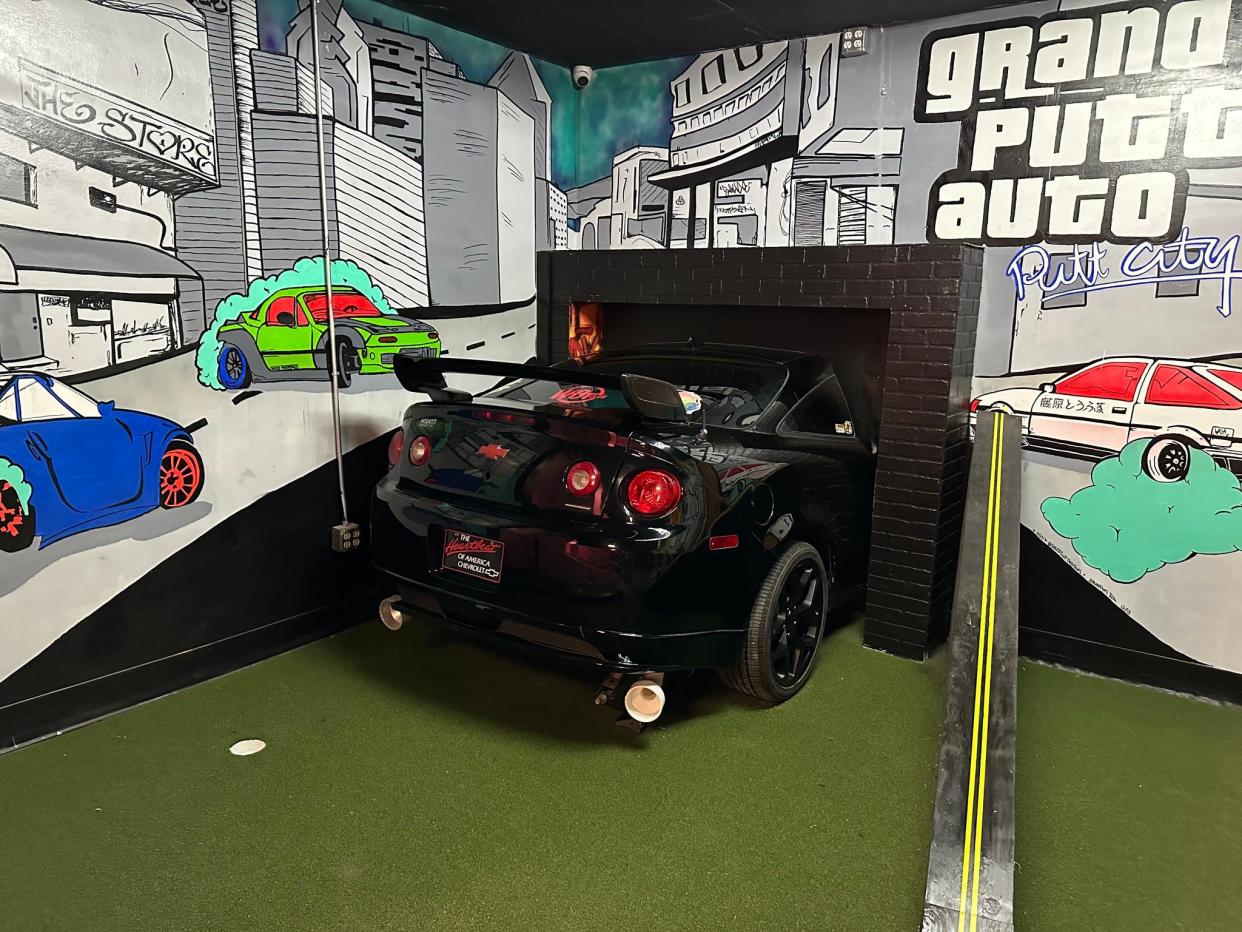 Krazy Golf in Waukesha, Wisconsin. Owner Aaron Coy plans a second location in downtown Des Moines.