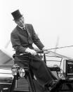 <p>The expression on the Duke’s face tells it all. He was impersonating how his horse was biting his bit in an explanation to the judge during the World F.E.I. Four-in-Hand Driving Championship at the Silver Ring racecourse at Ascot, Berkshire. (Photo credit: PA/PA Archive/PA Images) </p>