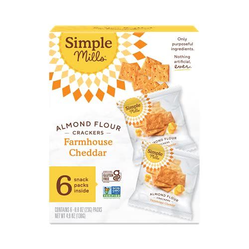 15) Farmhouse Cheddar Almond Flour Crackers