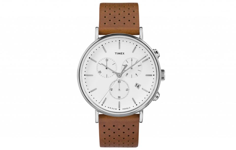 <p><a rel="nofollow noopener" href="http://www.timex.co.uk/node/102061" target="_blank" data-ylk="slk:Timex, £94.99;elm:context_link;itc:0;sec:content-canvas" class="link ">Timex, £94.99</a> </p>