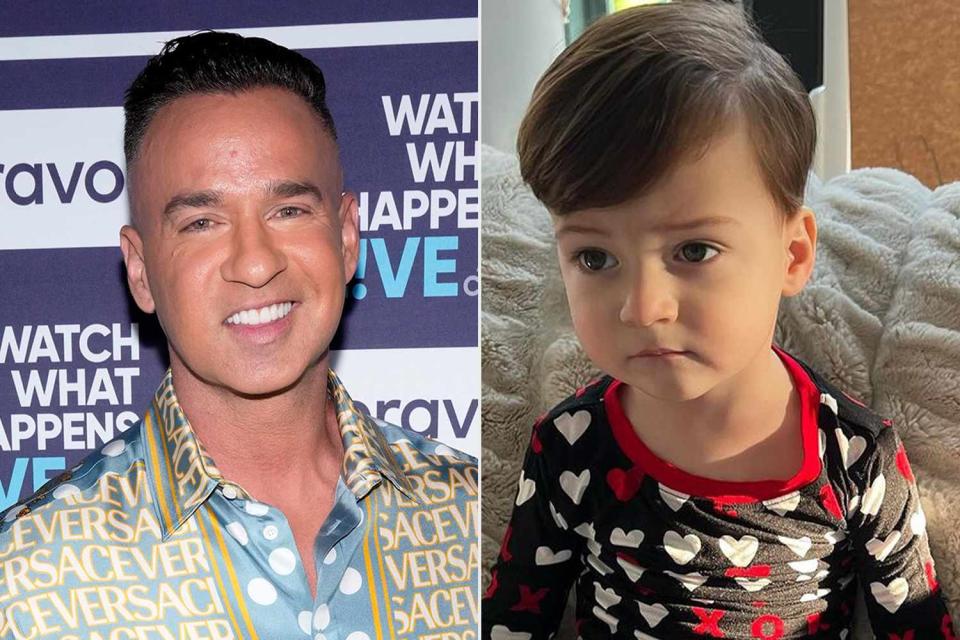 <p>Getty;Mike Sorrentino/Instagram</p> Mike Sorrentino revealed on Instagram that he saved his son from choking