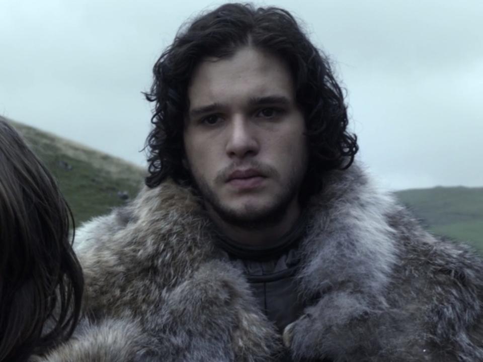 Kit Harington as Jon Snow on season one, episode one of "Game of Thrones."