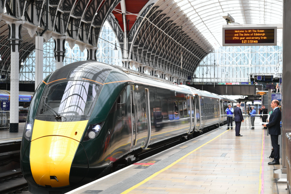 The trains are part of GWR's new fleet (Picture: Rex)