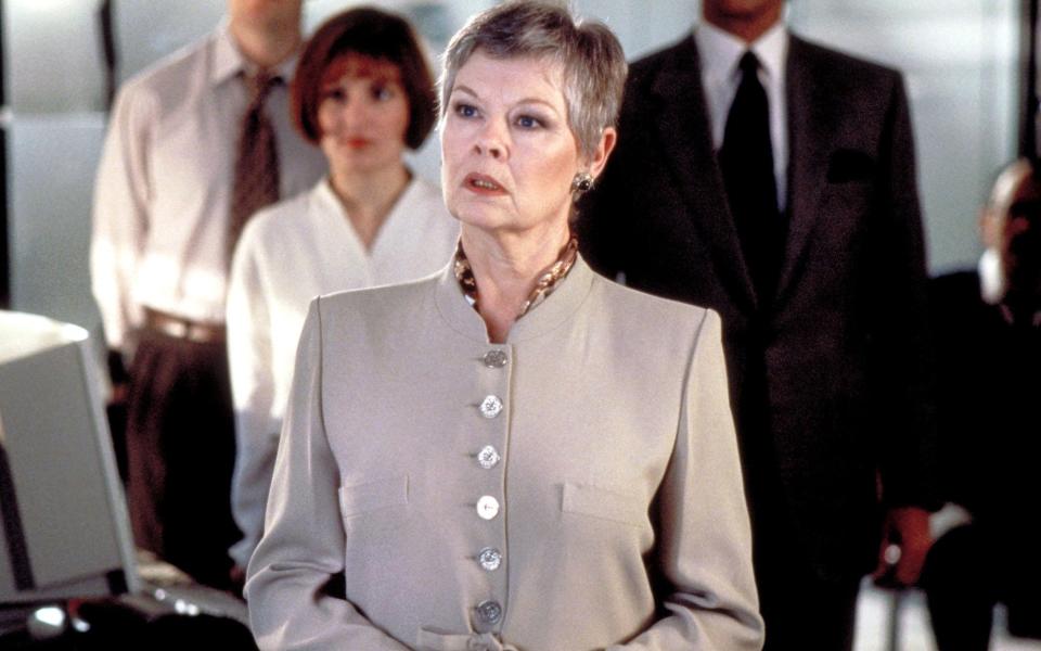 Judi Dench as M in GoldenEye - Everett Collection