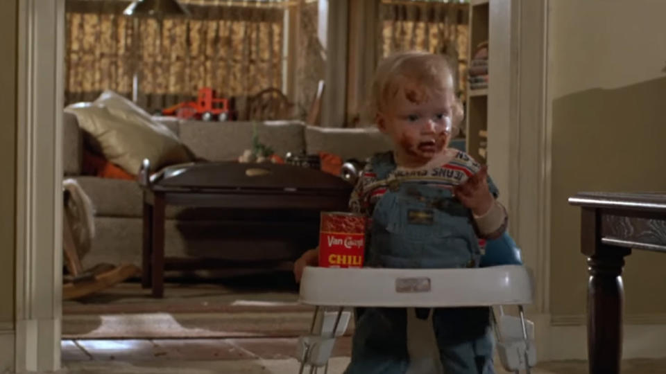 "Are you crazy? You don't feed a baby chili!" - Mr. Mom