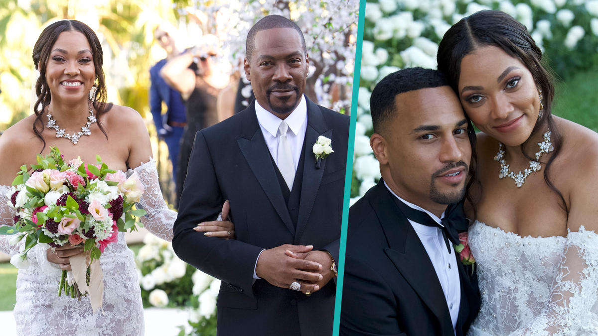 Eddie Murphy's Daughter Bria Marries Michael Xavier In Dreamy Beverly ...