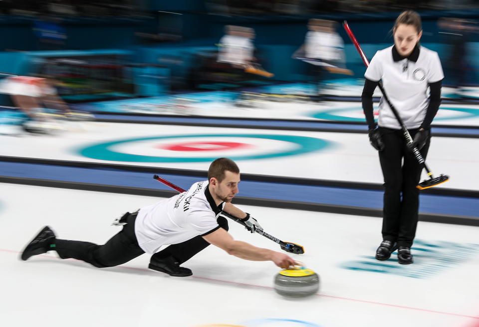 Russian curler Alexander Krushelnitsky