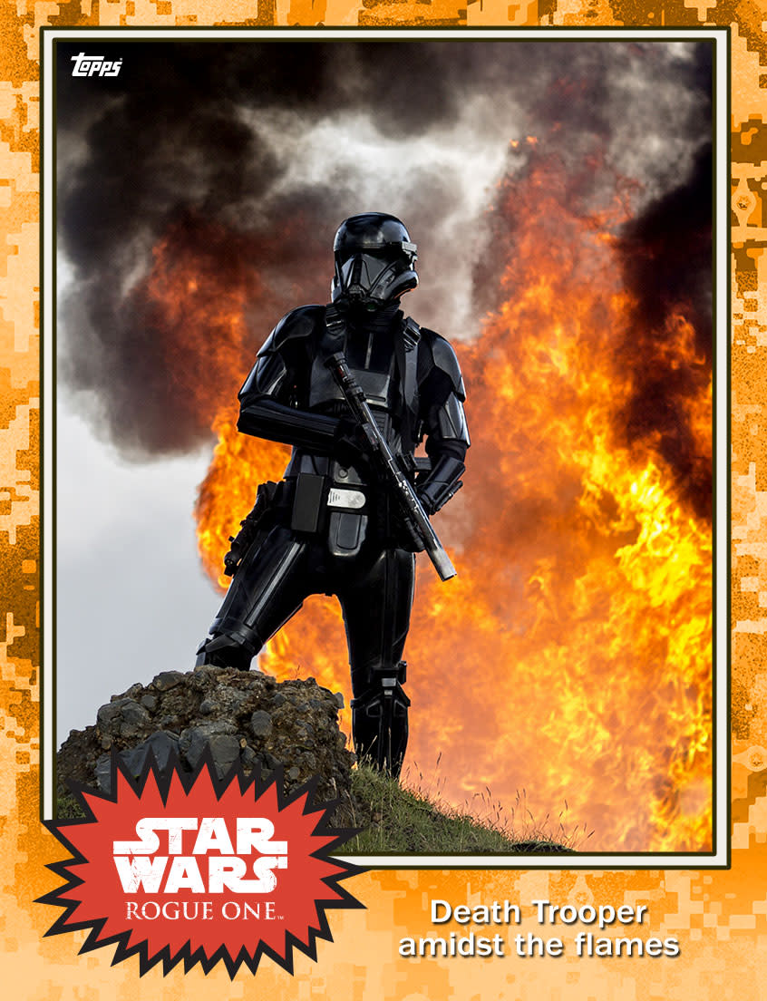 Death Trooper Amidst the Flames