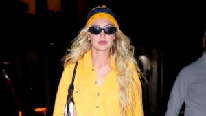 Gigi Hadid Is as Cozy as ever in Boiler Suit, Uggs and Beanie