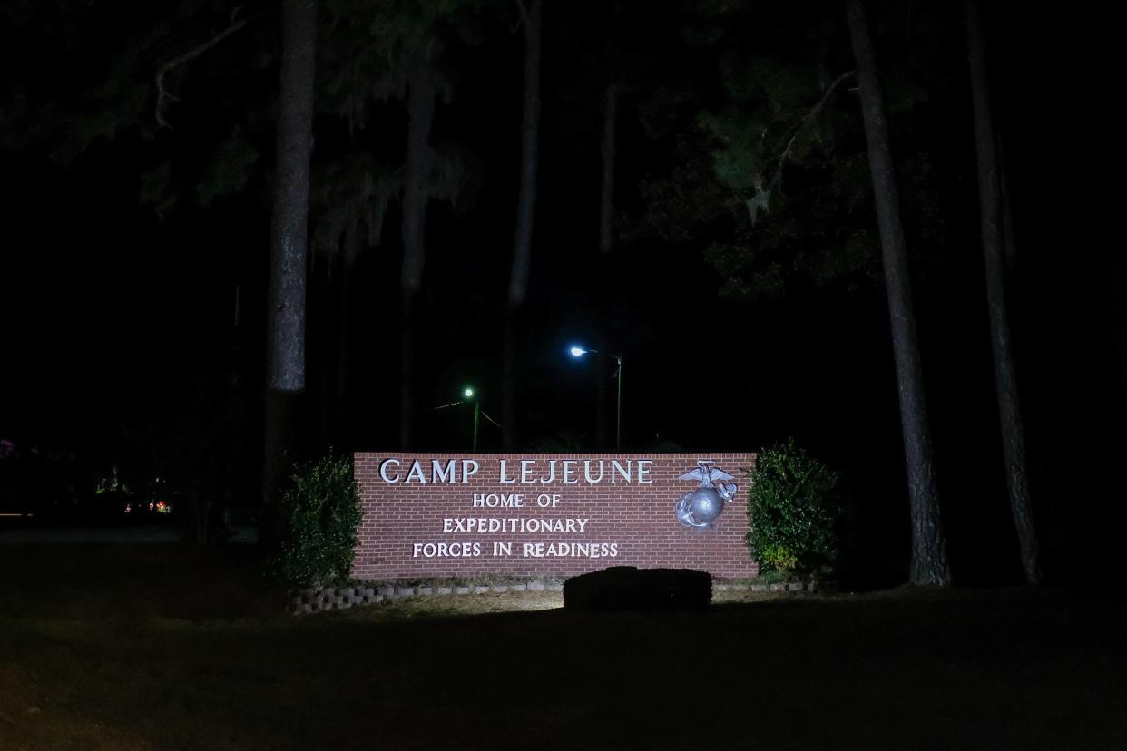 A picture of Camp Lejeune in North Carolina on October 28, 2017.