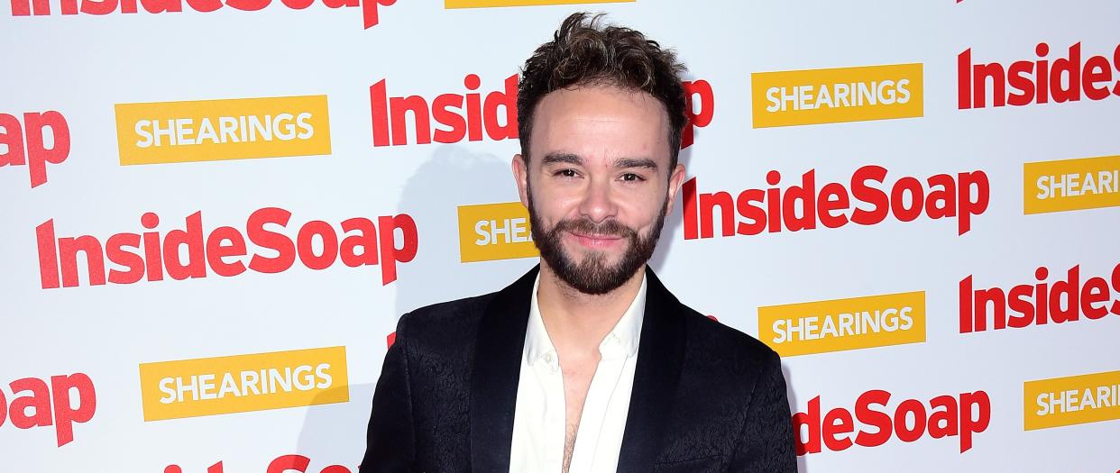 Jack P. Shepherd with his award for Best Actor attending the Inside Soap Awards 2018 held at 100 Wardour Street, Soho, London.