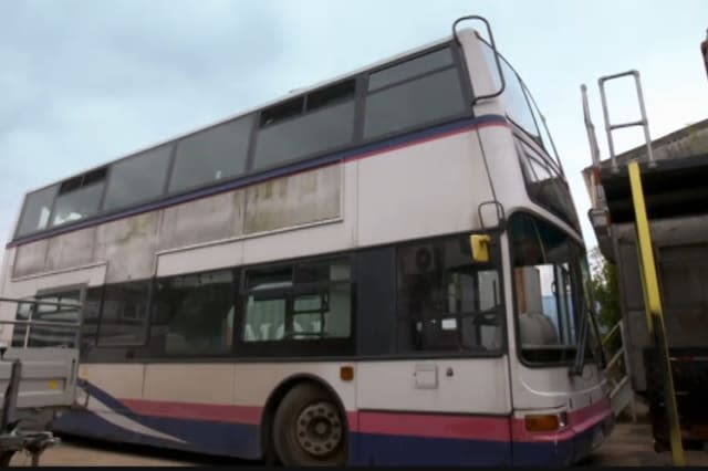 The bus before conversion