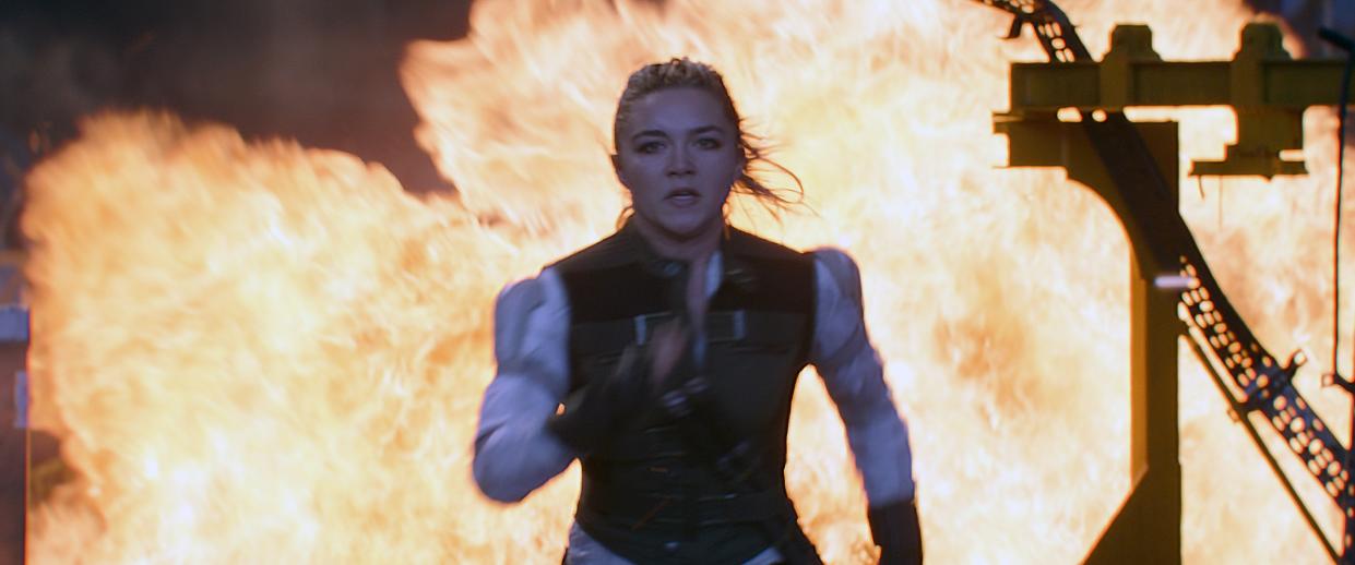 Florence Pugh as Yelena Belova in 'Black Widow' (Photo: Walt Disney Studios Motion Pictures / © Marvel Studios / Courtesy Everett Collection)